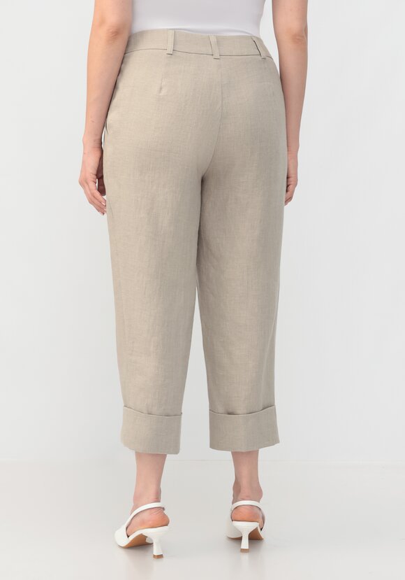 Брюки из льна шир.  580, рис. 9