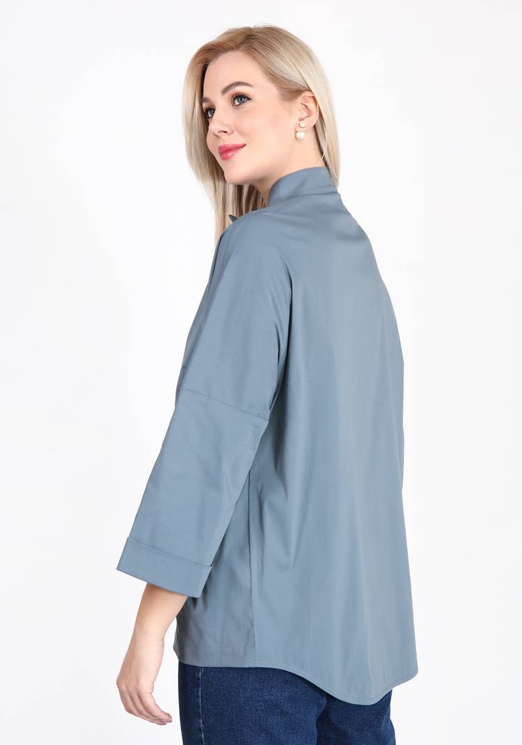 Блуза с ассиметричной застежкой шир.  750, рис. 10