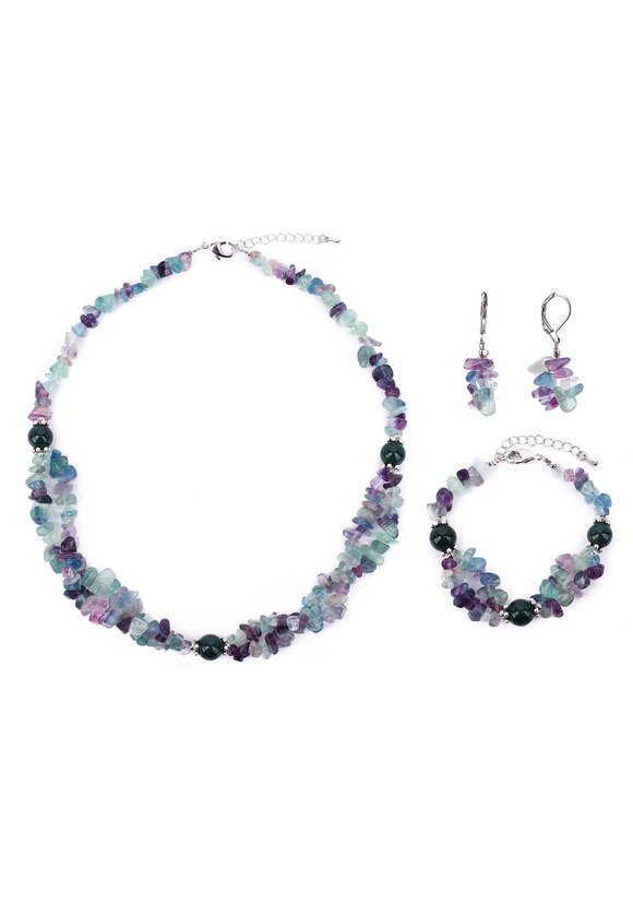 Комплект (бусы+браслет+серьги) Мариэль шир.  580, рис. 15