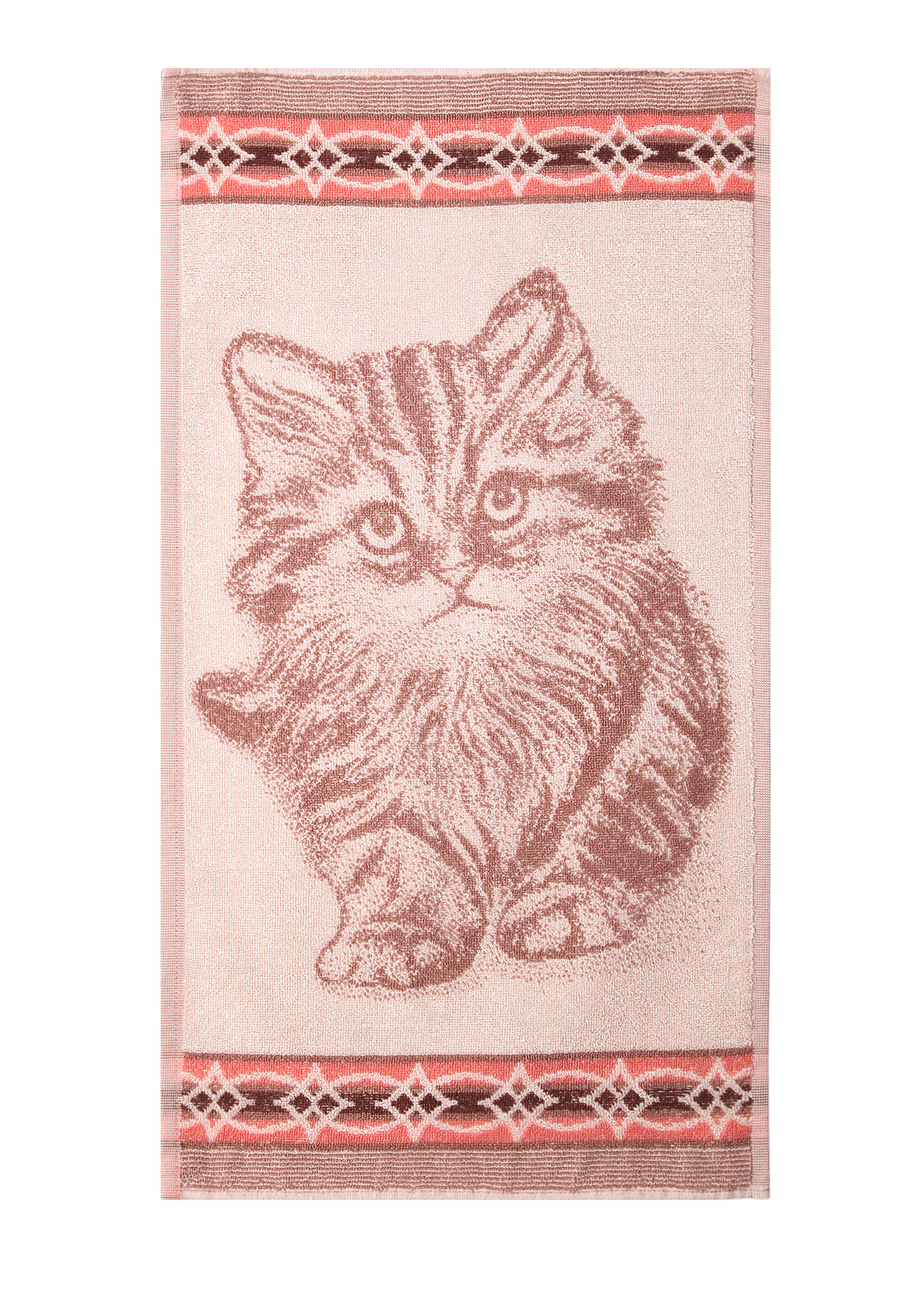 

Полотенце махровое "Котенок", Коричневый