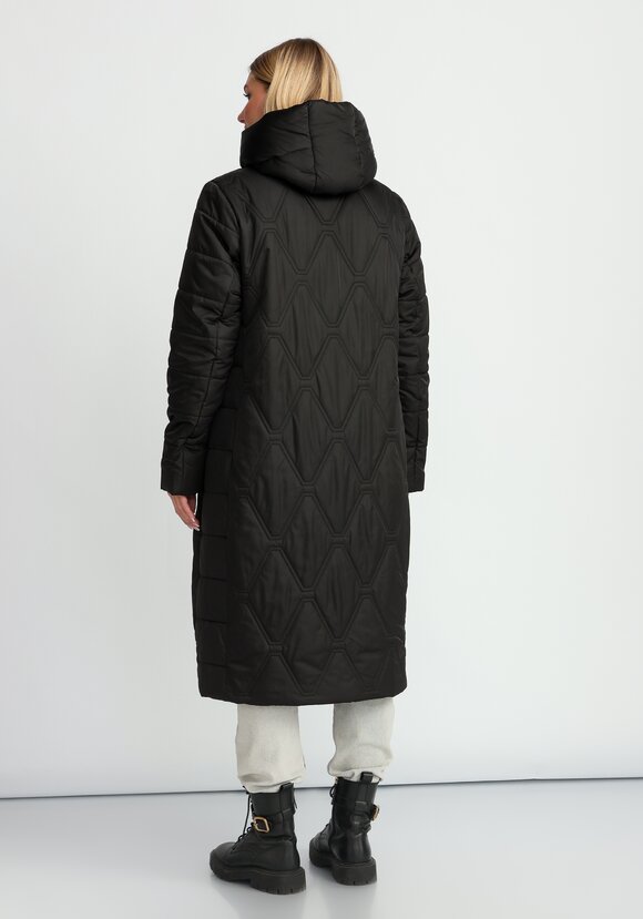 Удлиненное пальто с капюшоном шир.  580, рис. 3