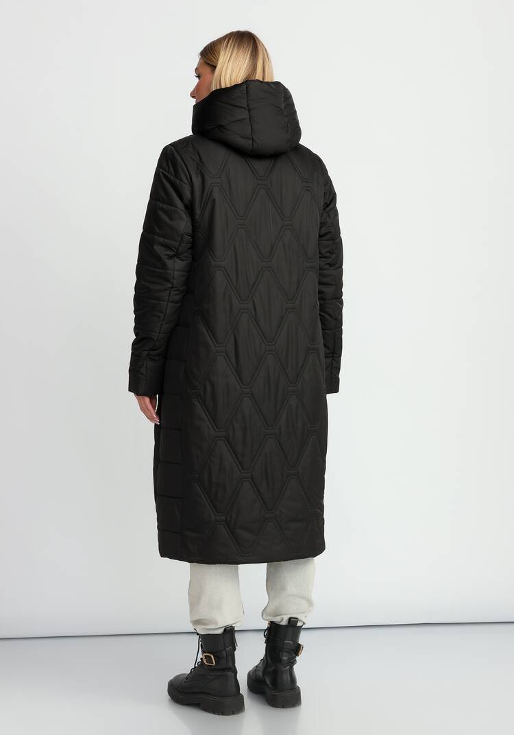 Удлиненное пальто с капюшоном шир.  750, рис. 3