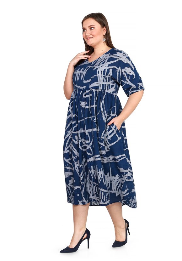 Платье Важный День шир.  580, рис. 14