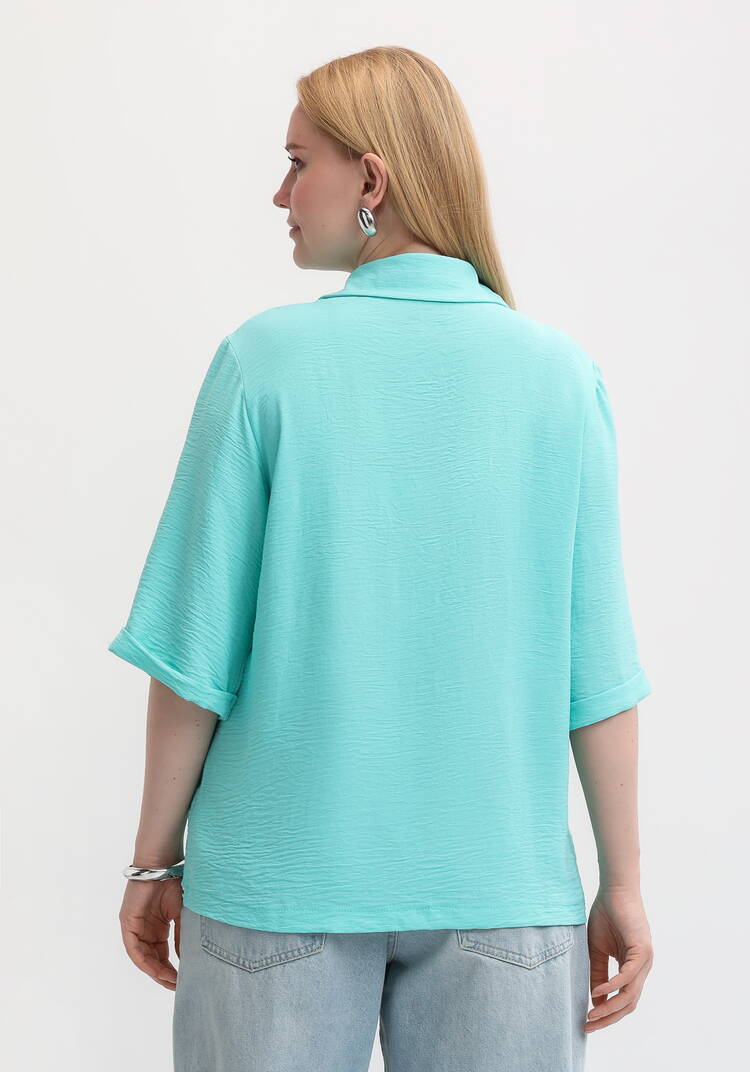 Рубашка с рукавом 3/4 и принтом шир.  750, рис. 15