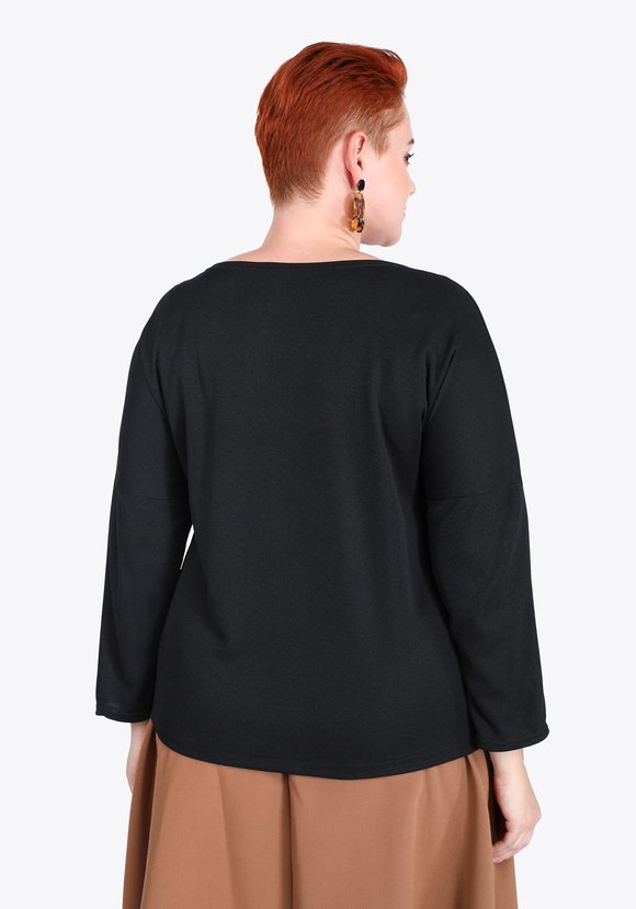 Блуза Интересный элемент шир.  580, рис. 10