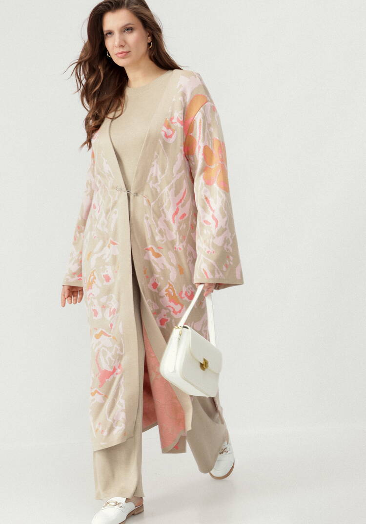 Кардиган с цветочным дизайном шир.  750, рис. 17