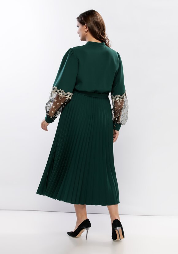 Платье с ажурным кружевом шир.  580, рис. 22