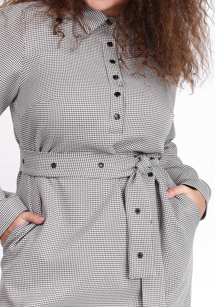 Платье с застежкой на кнопках шир.  750, рис. 4