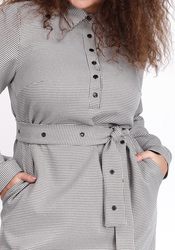 Платье с застежкой на кнопках шир.  580, рис. 4