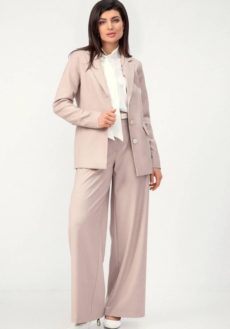 Брюки палаццо с карманами шир.  750, рис. 8