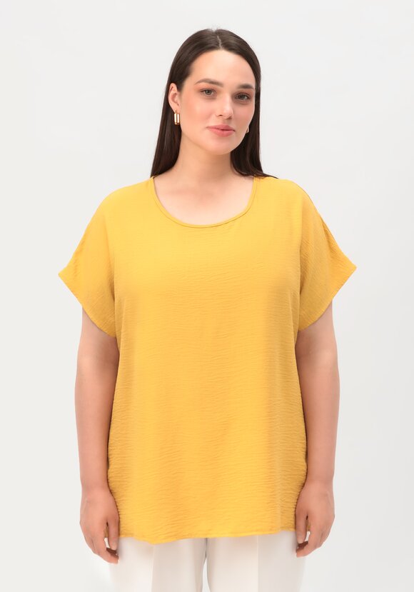 Блуза базовая со спущенной линией плеча шир.  580, рис. 20