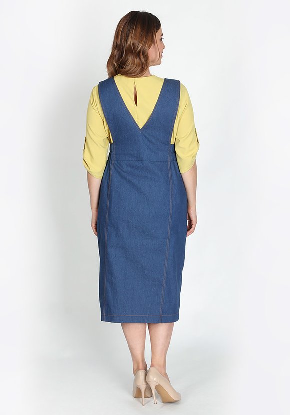 Коллекция джинсовых сарафановСимфония стиля шир.  580, рис. 2