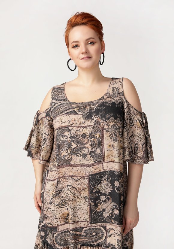 Платье Летний комфорт шир.  580, рис. 2