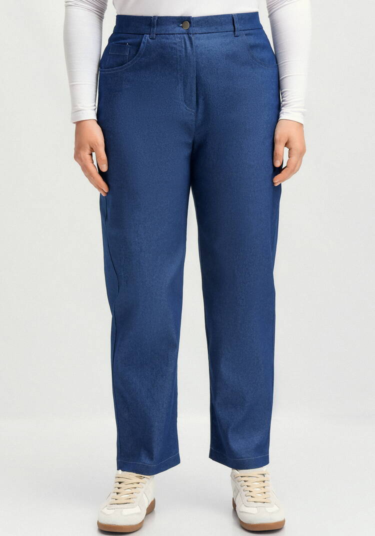 Брюки свободного кроя с поясом на резинке шир.  750, рис. 4