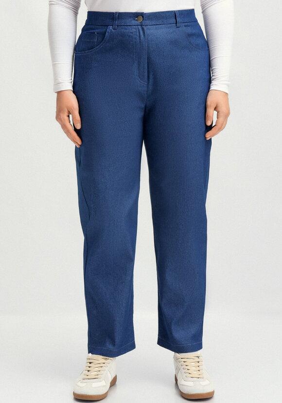 Брюки свободного кроя с поясом на резинке шир.  580, рис. 4