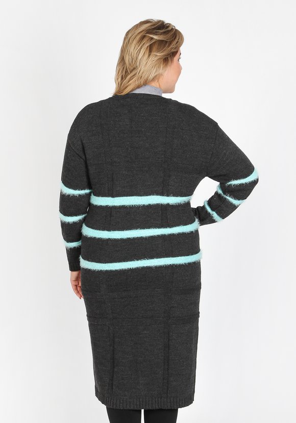 Кардиган удлиненный Селин шир.  580, рис. 2