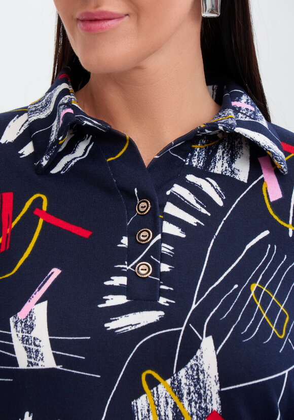 Лонгслив-поло Медея шир.  580, рис. 5