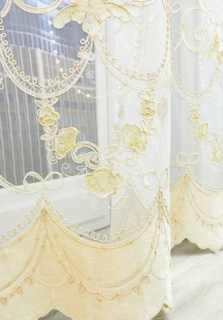 Тюль с вышивкой Шахерезада шир.  750, рис. 3