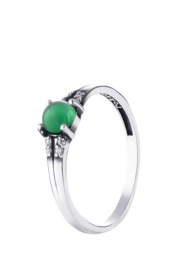 Кольцо  серебряное  Спаси и Сохрани шир.  580, рис. 1