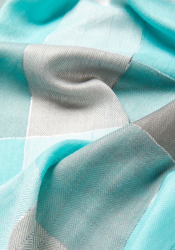 Палантин в клетку Амели шир.  580, рис. 3