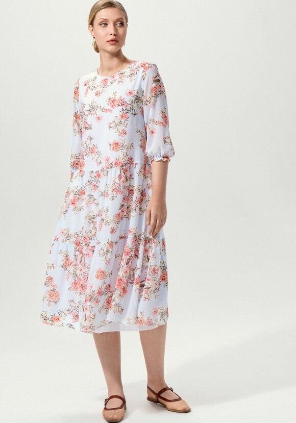 Платье миди свободного кроя шир.  580, рис. 15