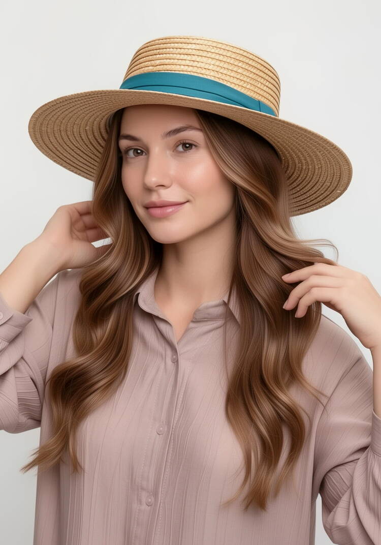 Шляпа соломенная Оливия шир.  750, рис. 4