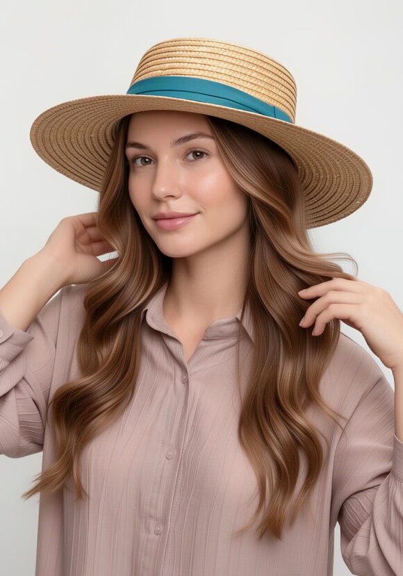 Шляпа соломенная Оливия шир.  580, рис. 4