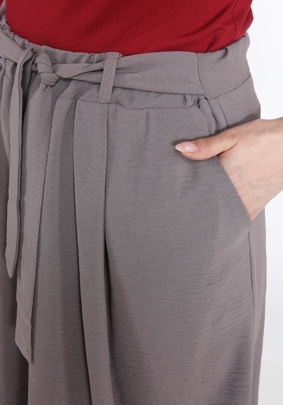 Брюки-кюлоты широкие с поясом шир.  580, рис. 6