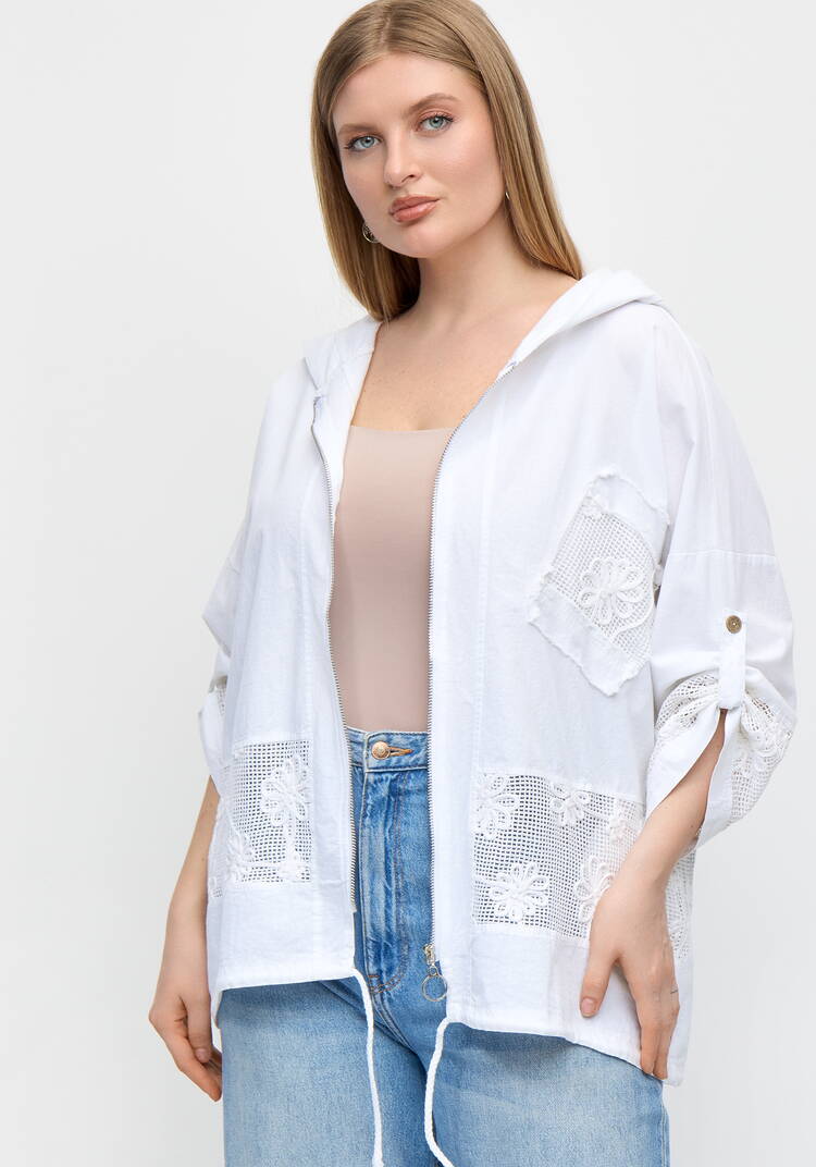 Пыльник с шитьем Бланш шир.  750, рис. 1