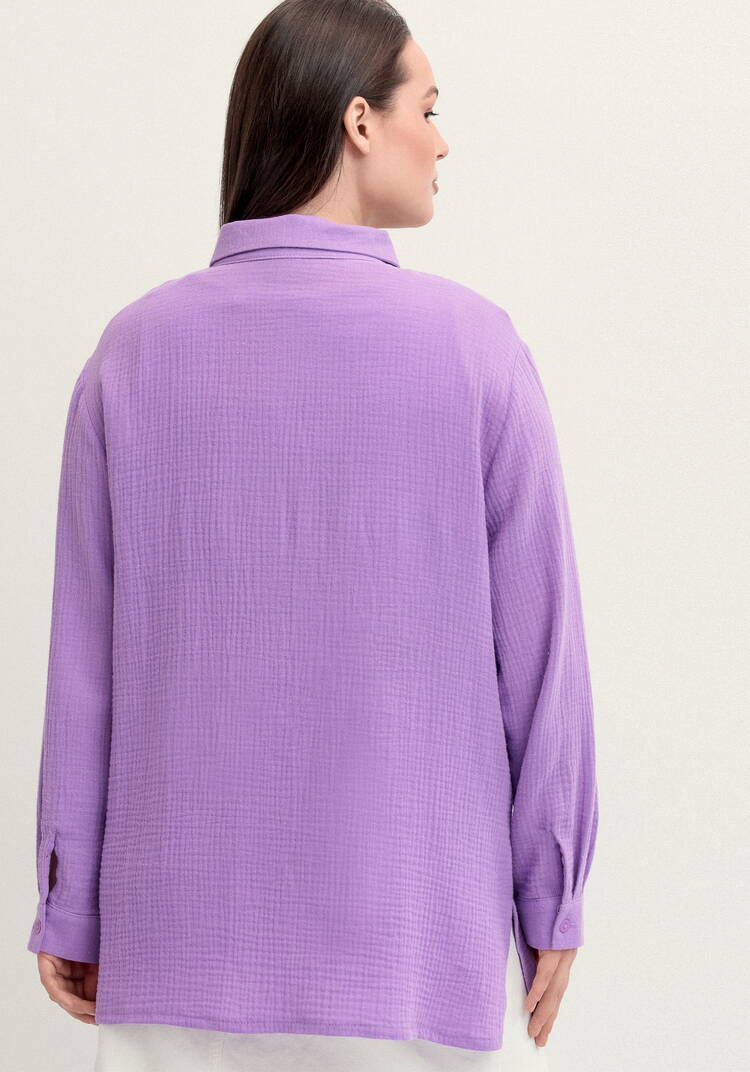 Рубашка муслиновая свободного кроя шир.  750, рис. 43