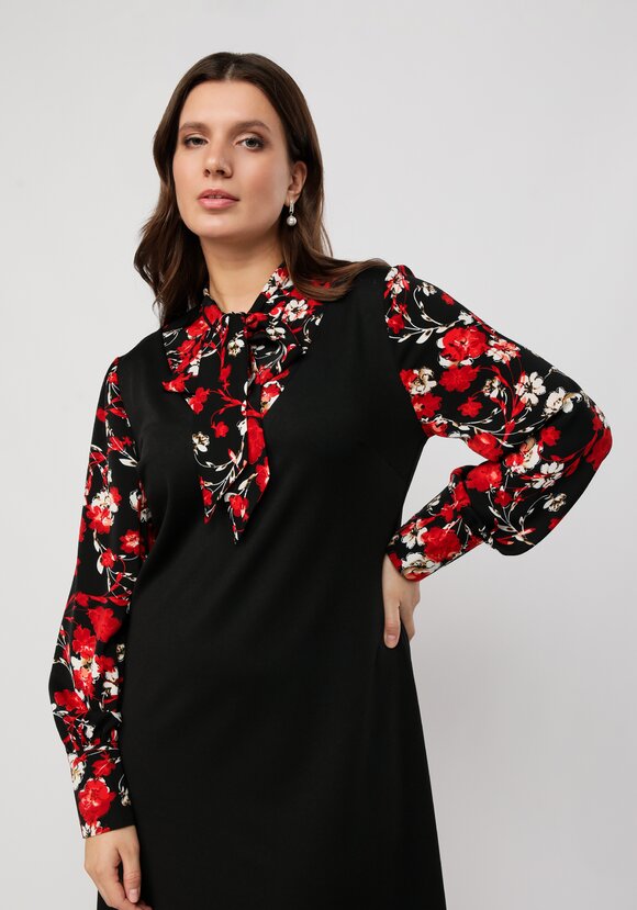 Платье с бантом Барбара шир.  580, рис. 2