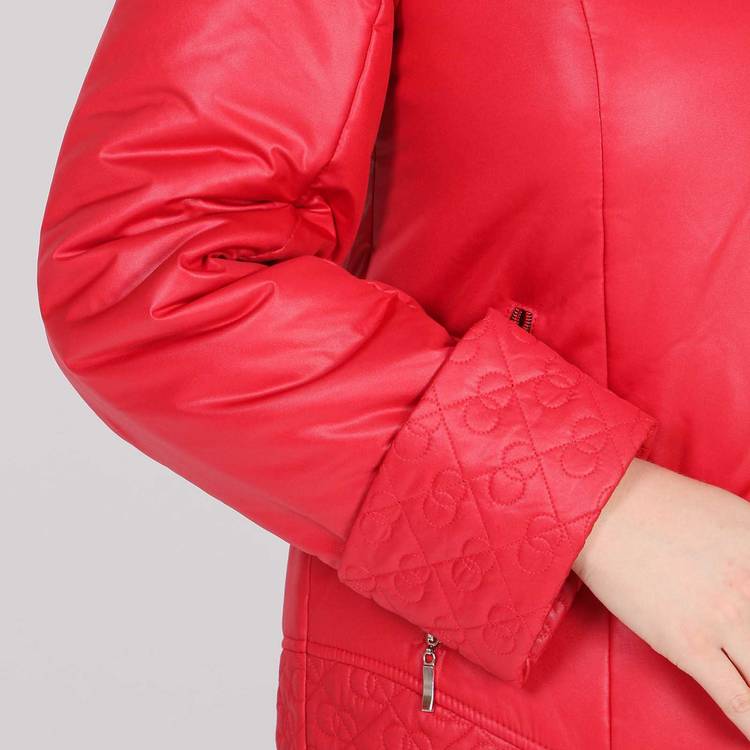 Куртка удлиненная со стеганными элементами шир.  750, рис. 9