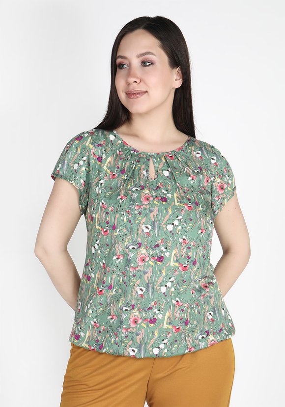 Блузка Летний ветерок шир.  580, рис. 1