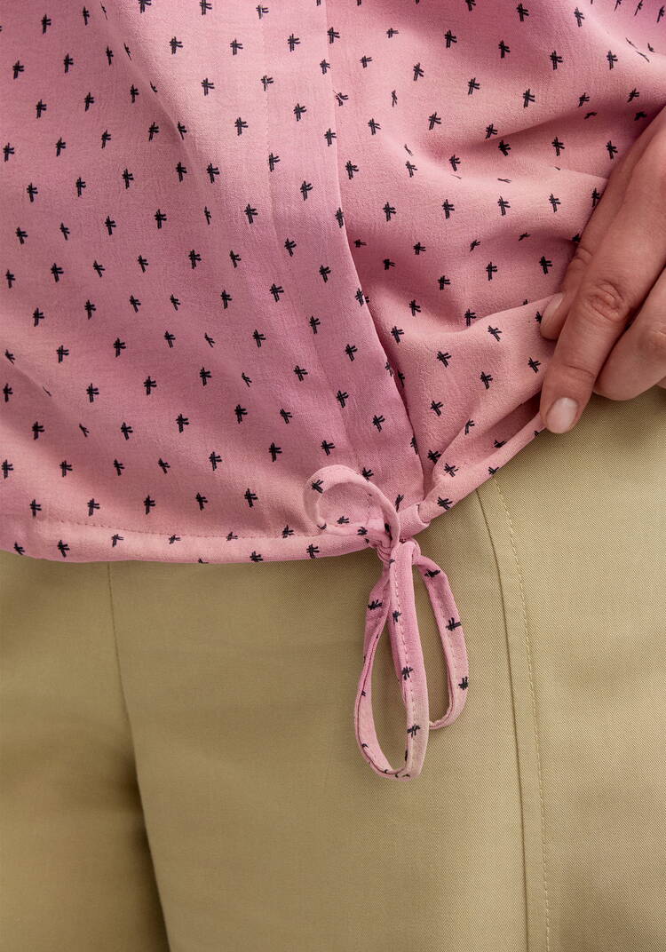 Блуза на кулиске по низу Мира шир.  750, рис. 23