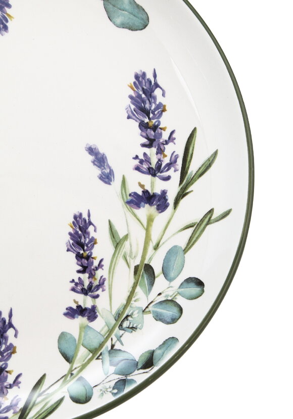 Тарелка керамическая Лаванда шир.  580, рис. 4
