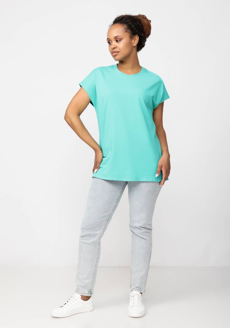 Блуза трикотажная с цельнокроеным рукавом шир.  750, рис. 31