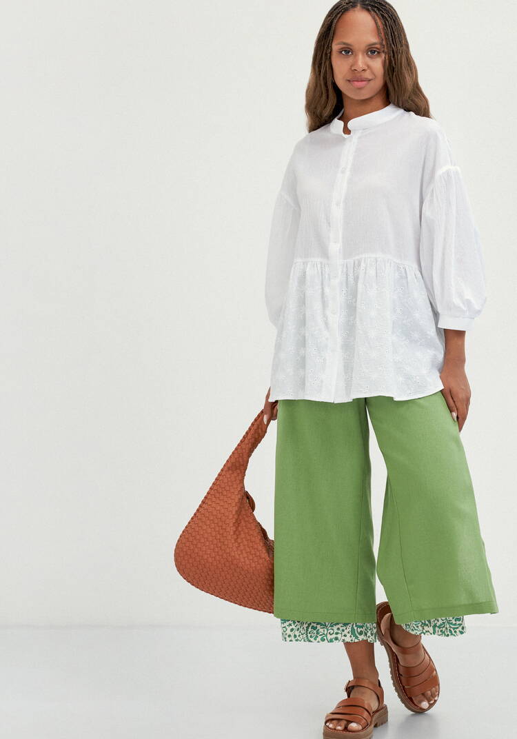 Блуза комбинированная с шитьём шир.  750, рис. 8