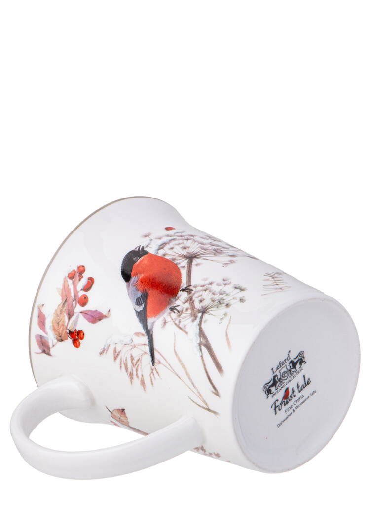 Кружки из фарфора Снегири, 2 шт. шир.  750, рис. 4