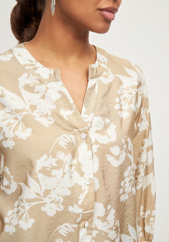 Блуза изо льна с принтом Эмилия шир.  580, рис. 5