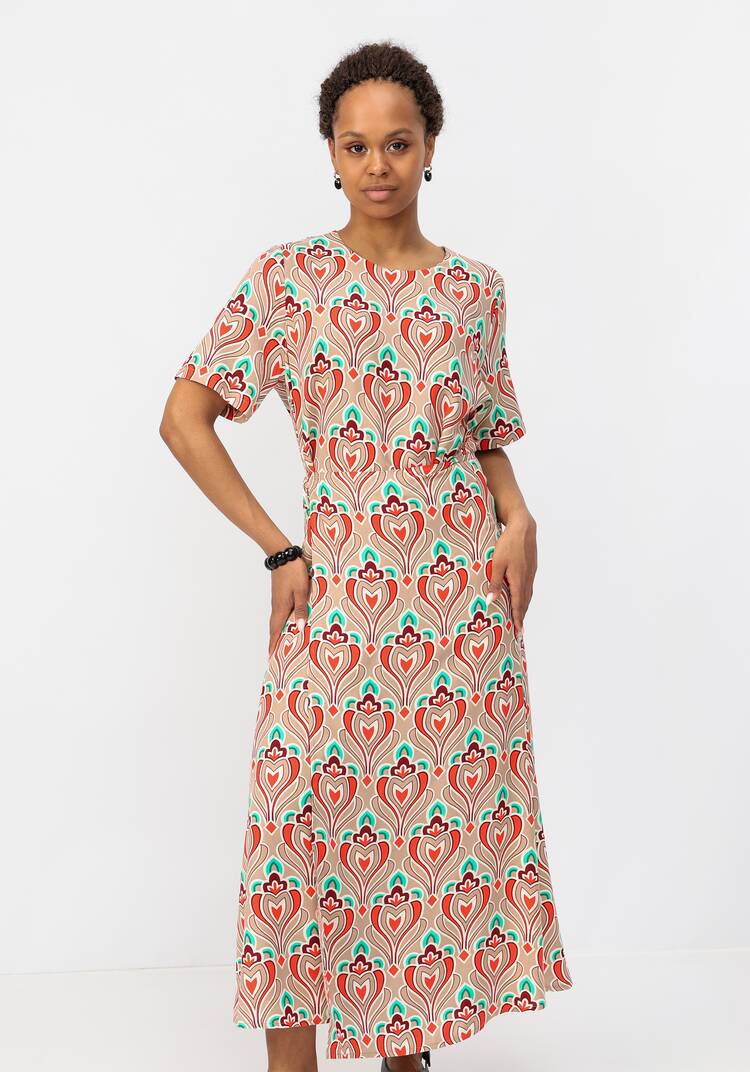 Платье с имитацией юбки шир.  750, рис. 10