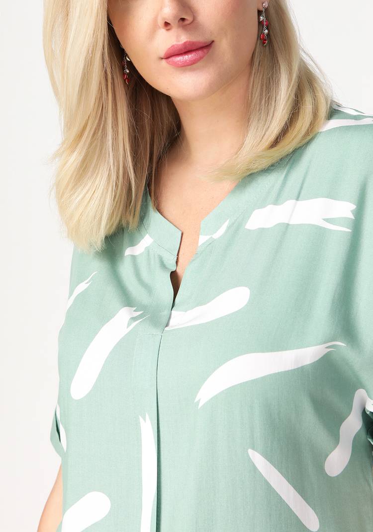 Блуза прямого кроя Приятные мгновения шир.  750, рис. 9