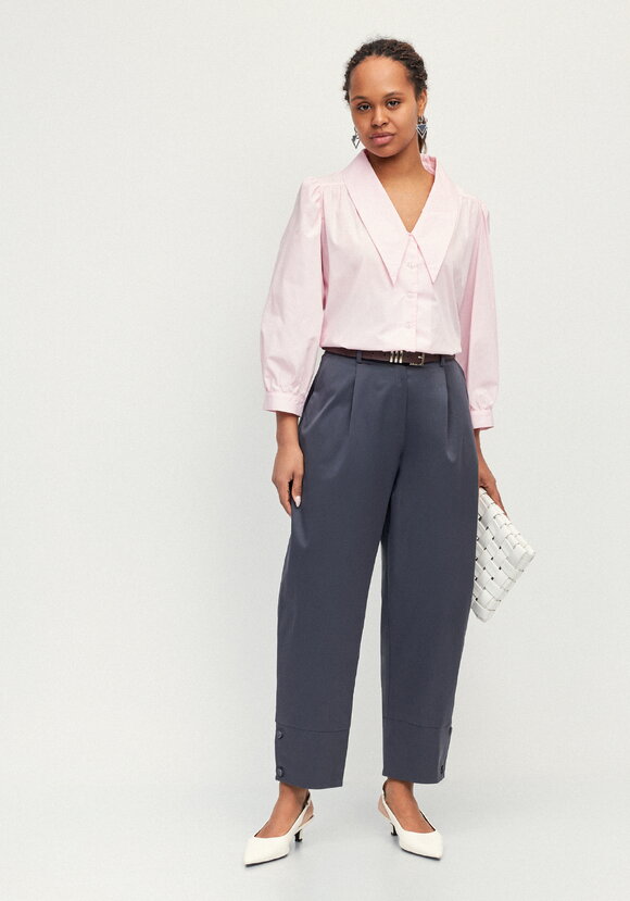 Брюки с пуговицами по низу Кармен шир.  580, рис. 1