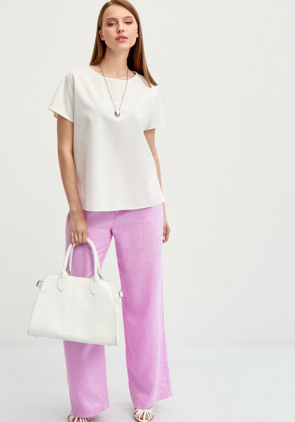 Блуза изо льна шир.  580, рис. 2