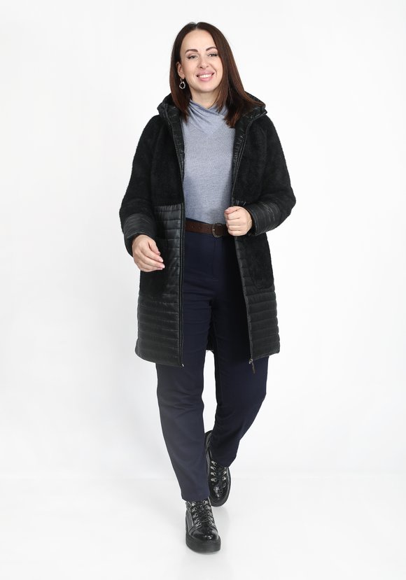 Полупальто Таинственный облик шир.  580, рис. 1