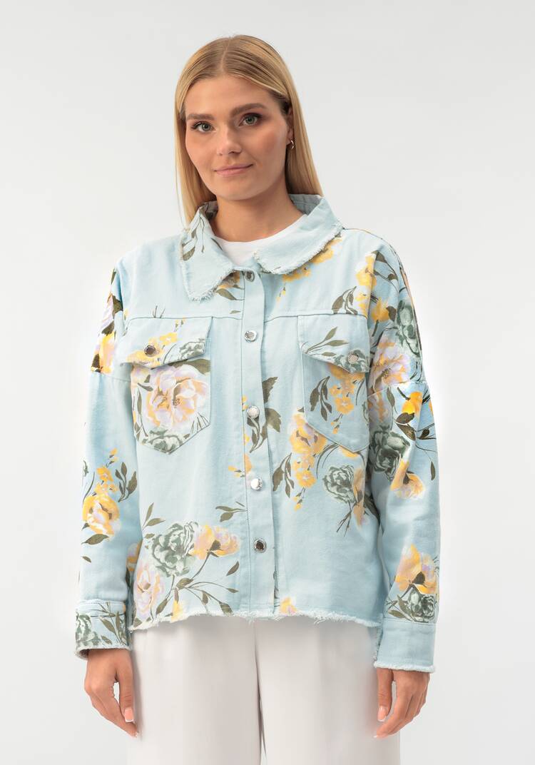 Куртка джинсовая Белла шир.  750, рис. 16