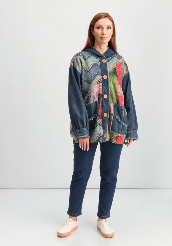 Джинсовая куртка Райли шир.  580, рис. 10