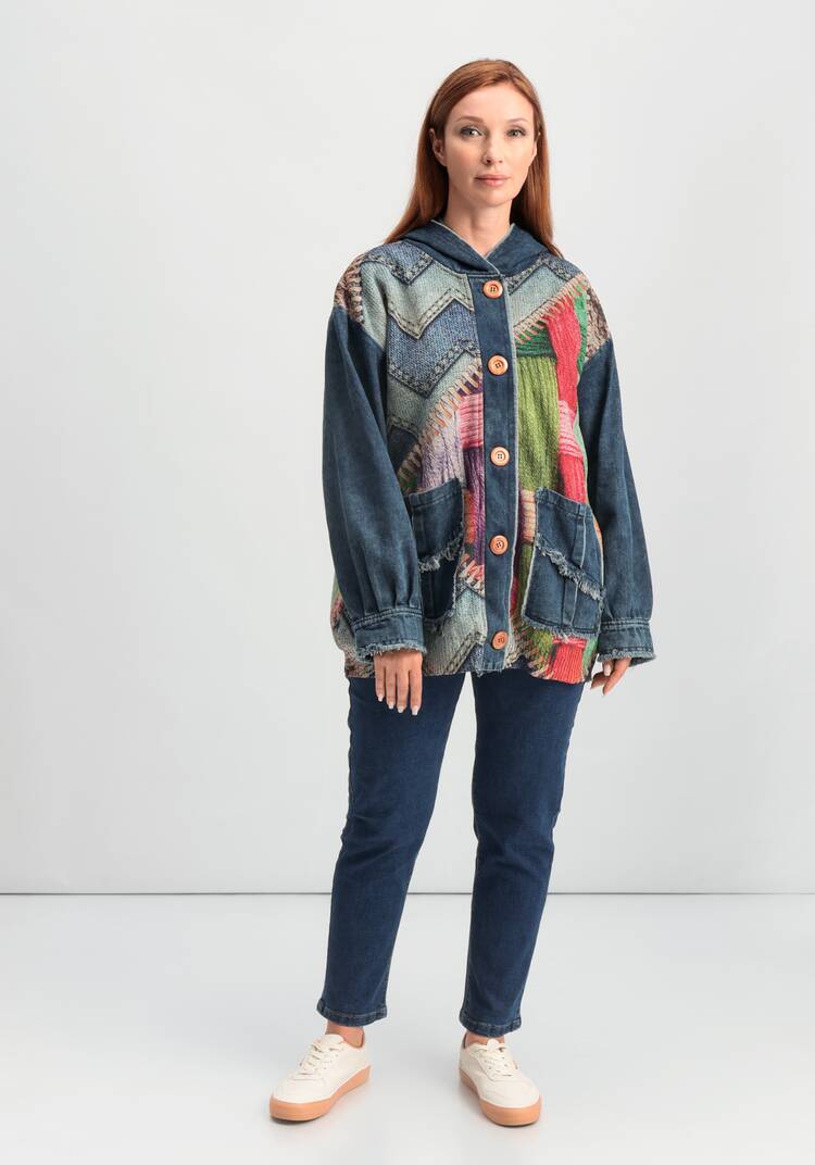 Джинсовая куртка Райли шир.  750, рис. 10