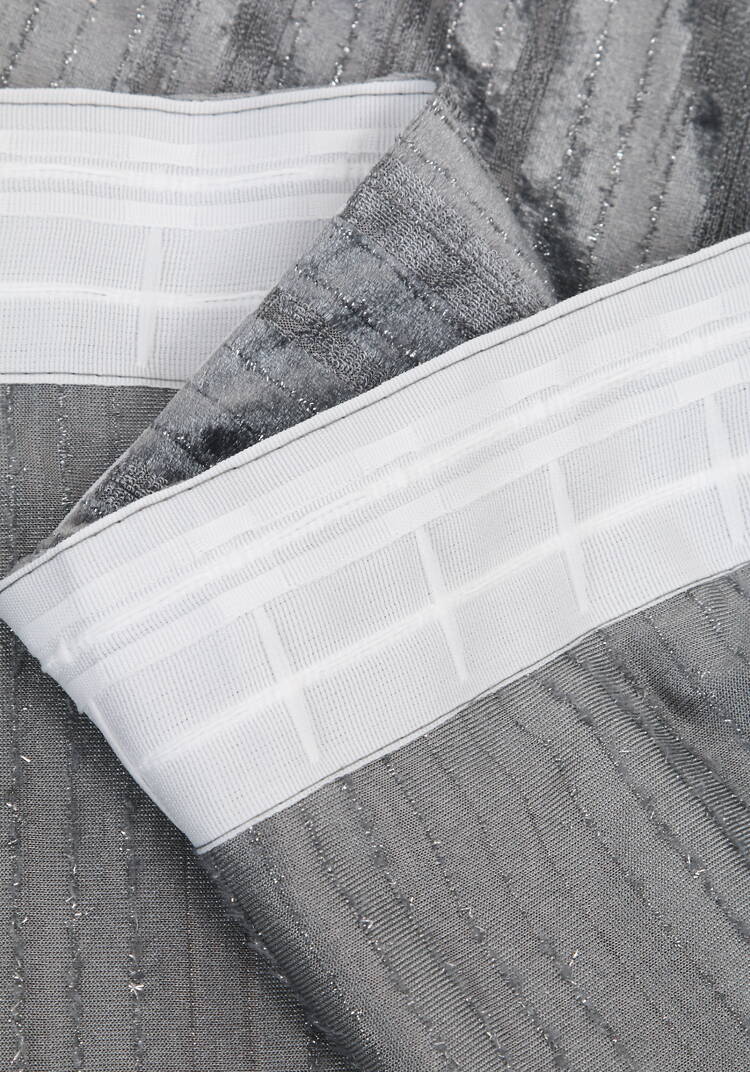 Портьера из бархата Лунная дорожка шир.  750, рис. 11