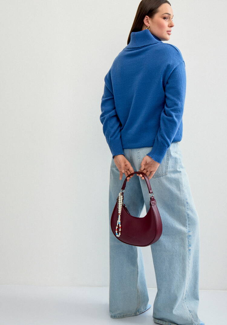 Свитер с объемным воротом шир.  750, рис. 26