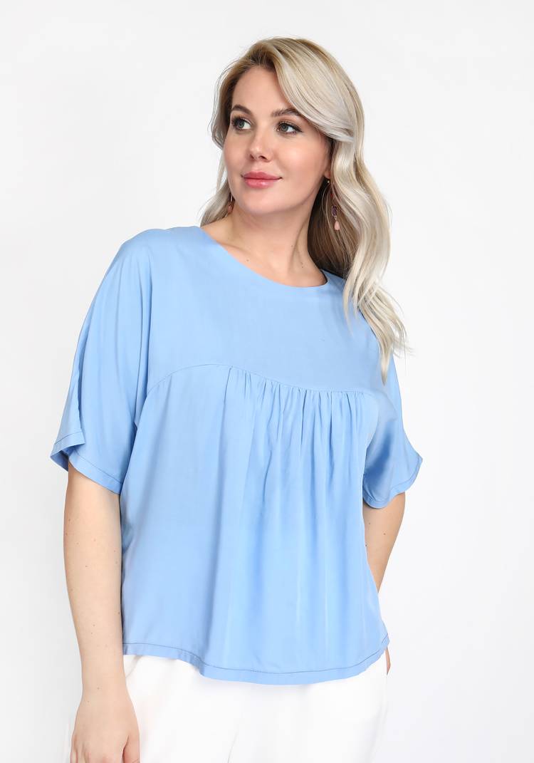 Блуза Свободный стиль шир.  750, рис. 4